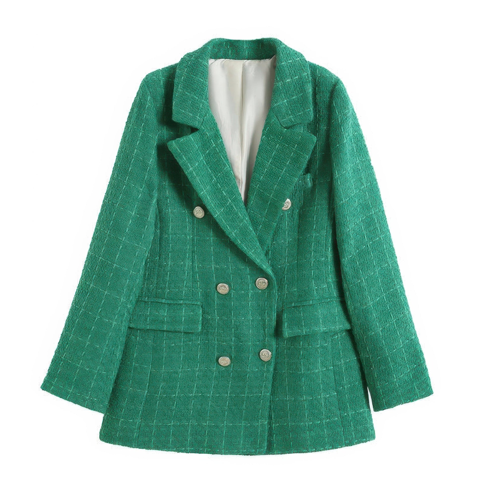 Primadon Damenblazer Grün / XS Léane eleganter Tweedblazer für Damen tailliert