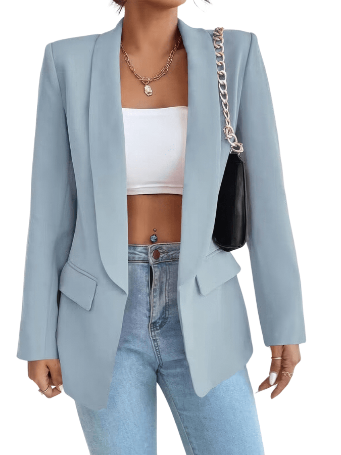Primadon Damenblazer Hellblau / XS Ronja taillierter Blazer für Damen klassisch