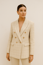 Primadon Damenblazer Léane eleganter Tweedblazer für Damen tailliert