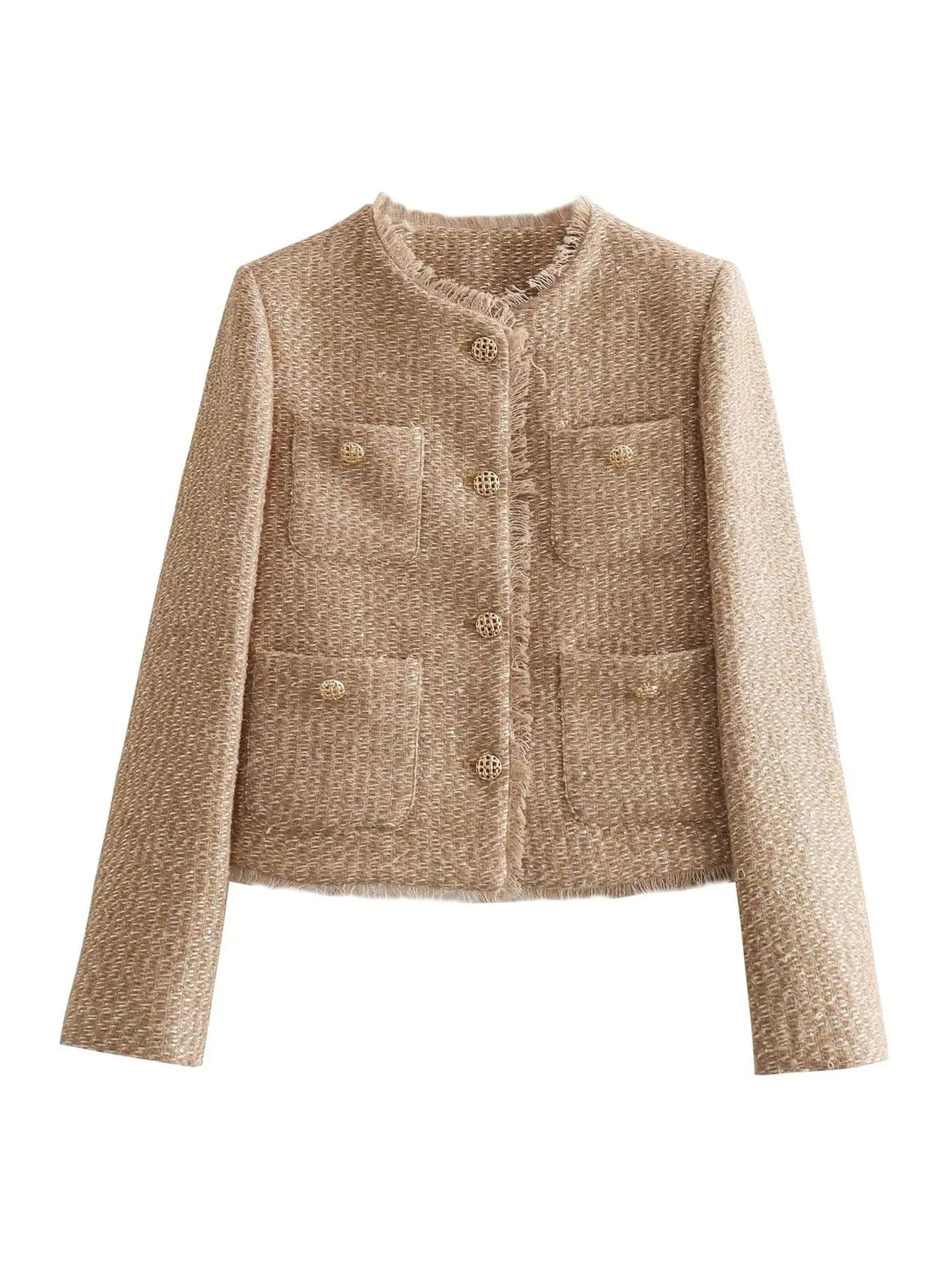 Primadon Damenblazer Melinda taillierter Tweedblazer für Damen polyester
