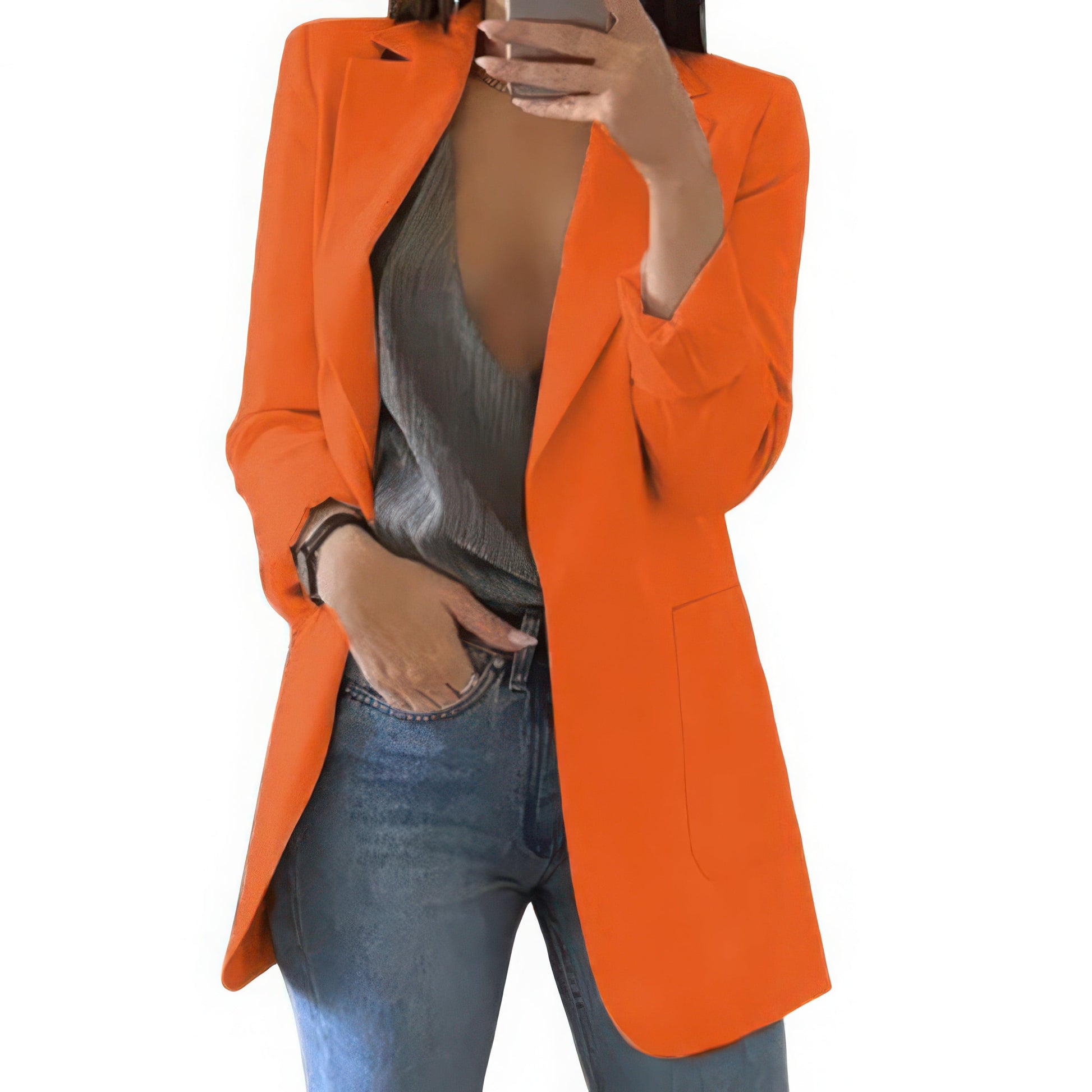 Primadon Damenblazer Orange / S Chloé | strukturierter Blazer für Damen büro