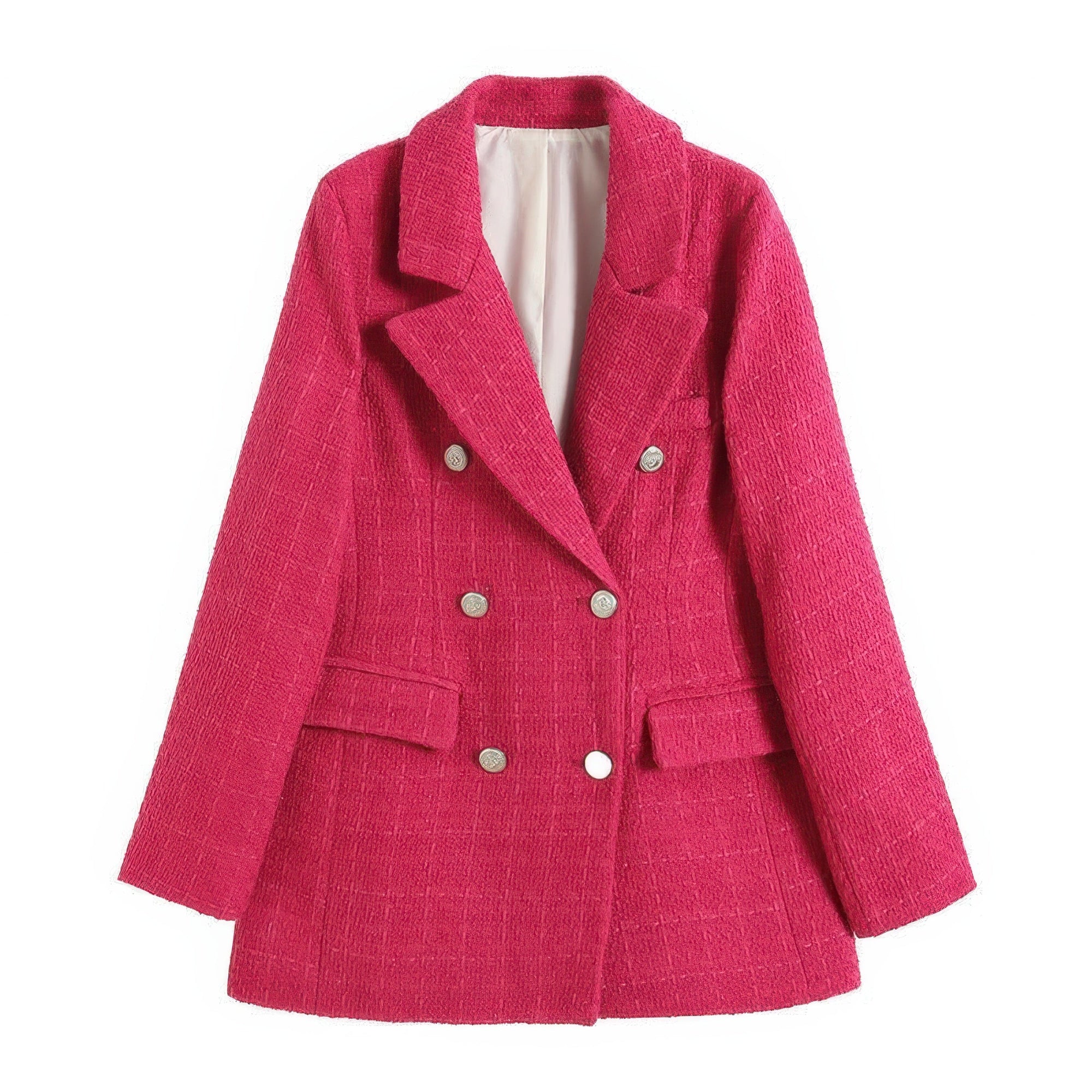 Primadon Damenblazer Rosa / XS Léane eleganter Tweedblazer für Damen tailliert