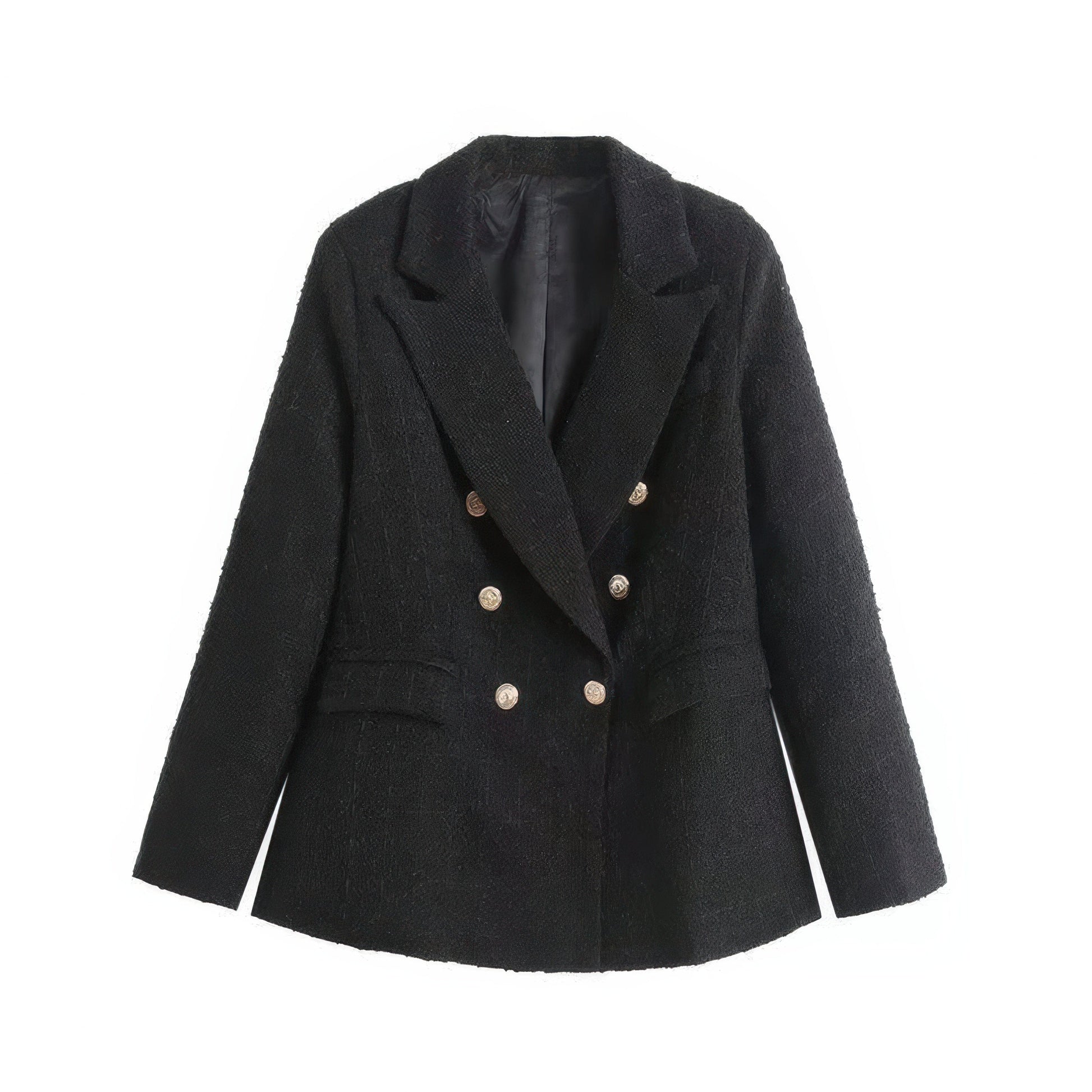 Primadon Damenblazer Schwarz / XS Léane eleganter Tweedblazer für Damen tailliert