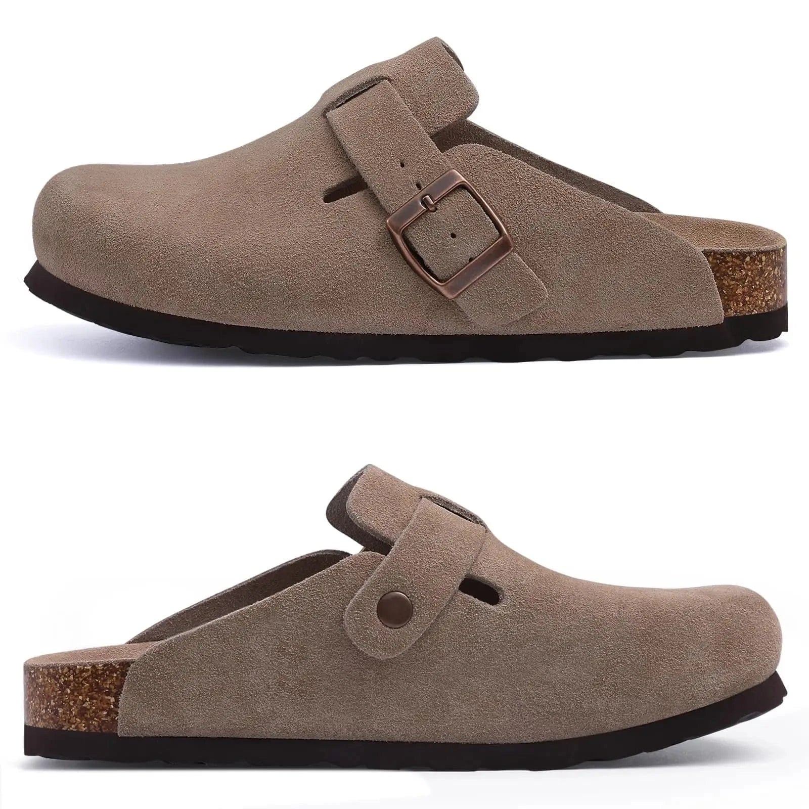 Primadon Damenclogs Livia elegante Clogs für Damen Wildleder