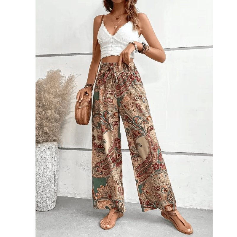Primadon Damenhosen Bella | luftige Boho-Hose für Damen sommer