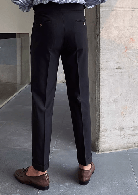 Primadon Damenhosen Gabriel | Elegante Faltenhose für Herren atmidativ