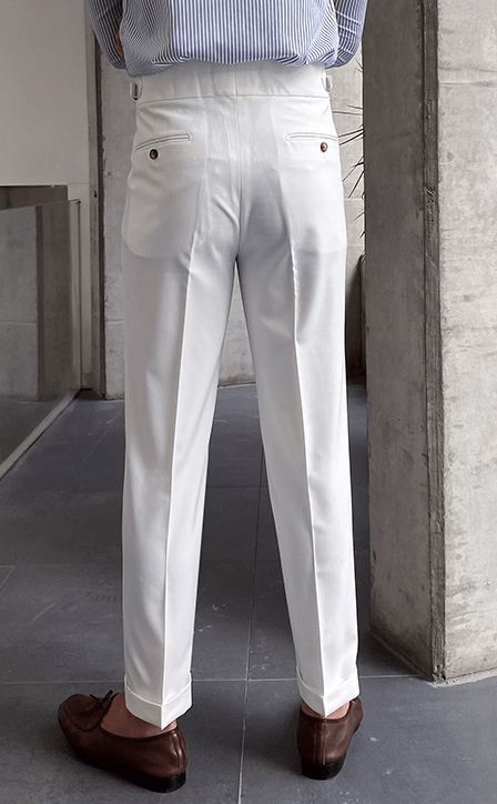 Primadon Damenhosen Gabriel | Elegante Faltenhose für Herren atmidativ
