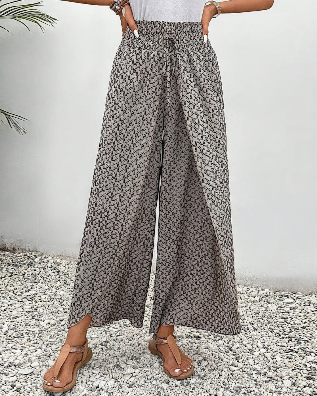 Primadon Damenhosen Sapphira | luftige Sommerhose für Damen hoher Bund