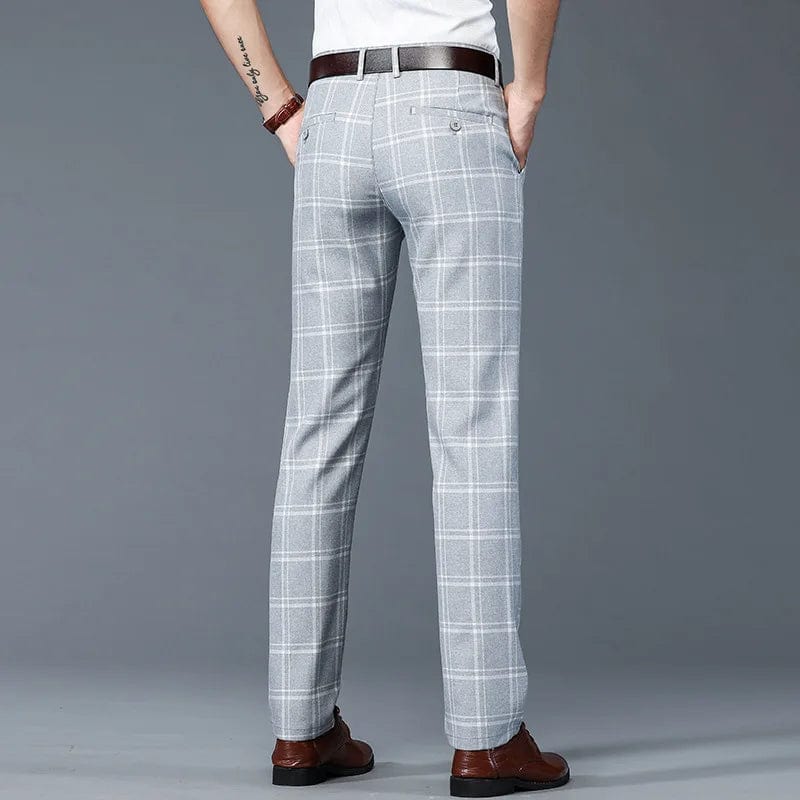 Primadon Damenhosen Simon | Elegante Karohose für Herren Slim Fit