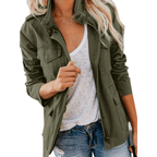Primadon Damenjacken Armee Grün / S Elodie | leichte Übergangsjacke für Damen Slim Fit