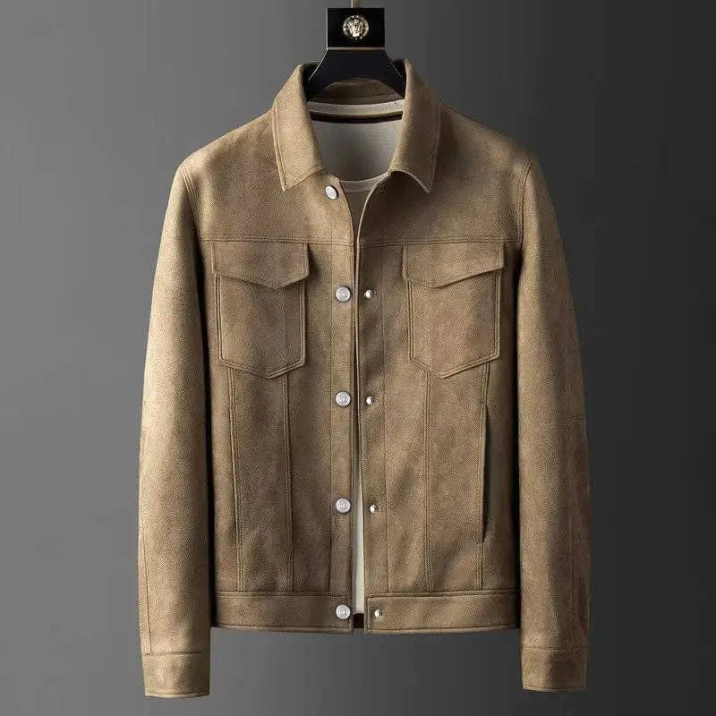 Primadon Damenjacken Braun / S Lennart Wildlederjacke für Herren regular fit