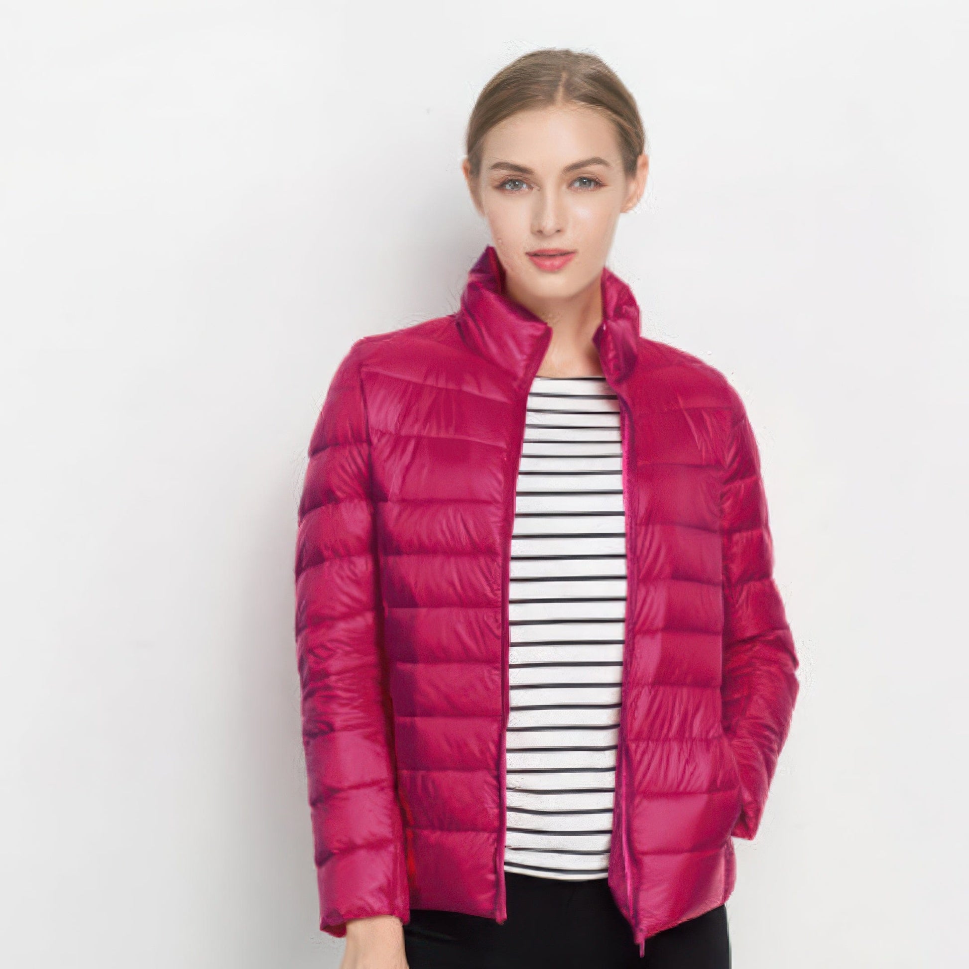 Primadon Damenjacken & -mäntel Rosa Fuchsia / M Elani | warme Steppjacke für Damen winter