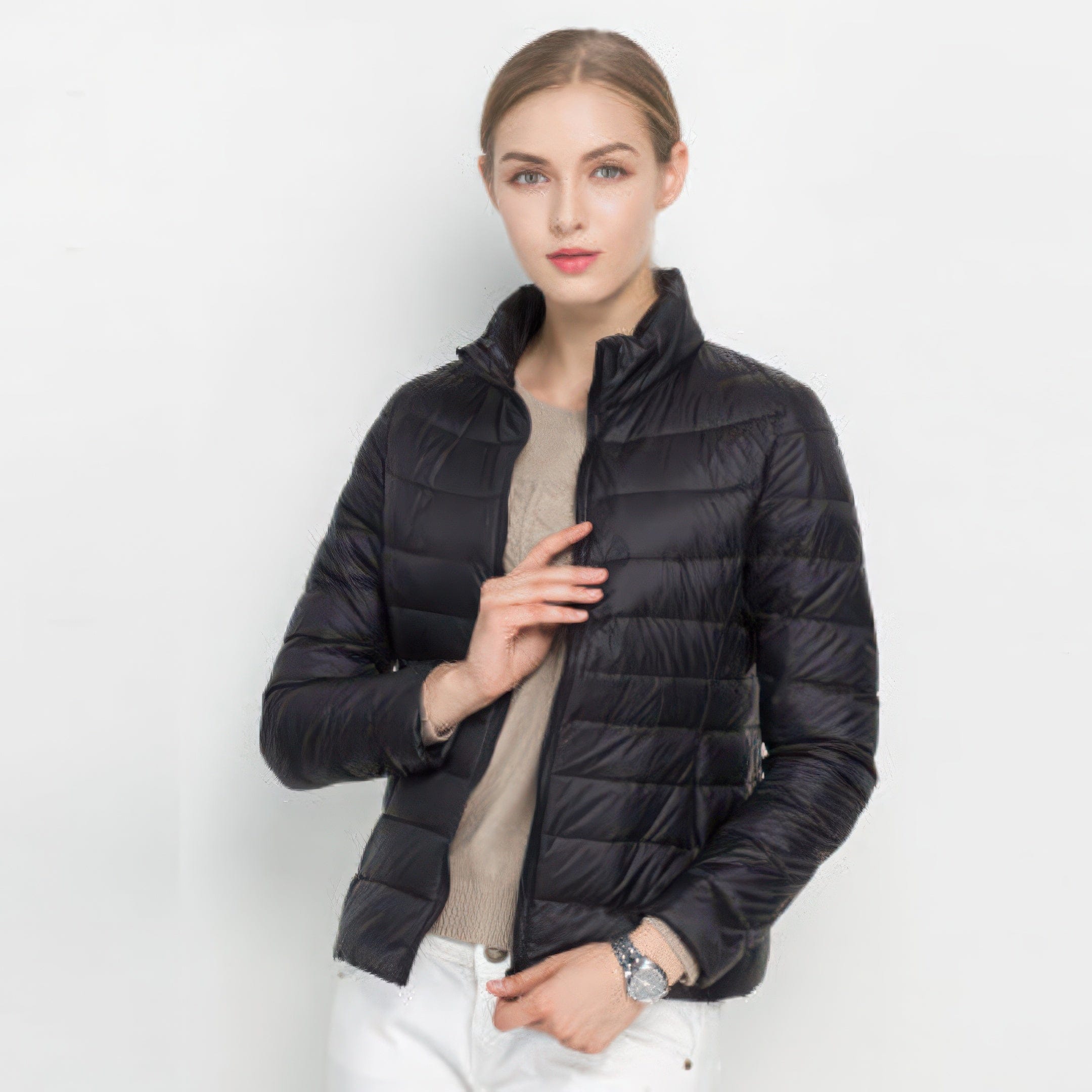 Primadon Damenjacken & -mäntel Schwarz / M Elani | warme Steppjacke für Damen winter