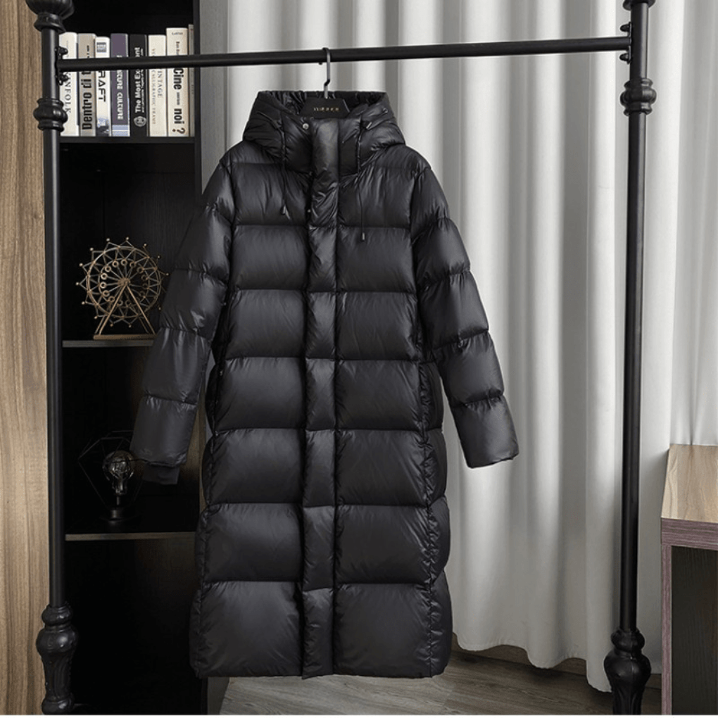 Primadon Damenjacken & -mäntel Schwarz / S Warme Daunen-Winterjacke für Damen wasserdicht stylisch Outdoor