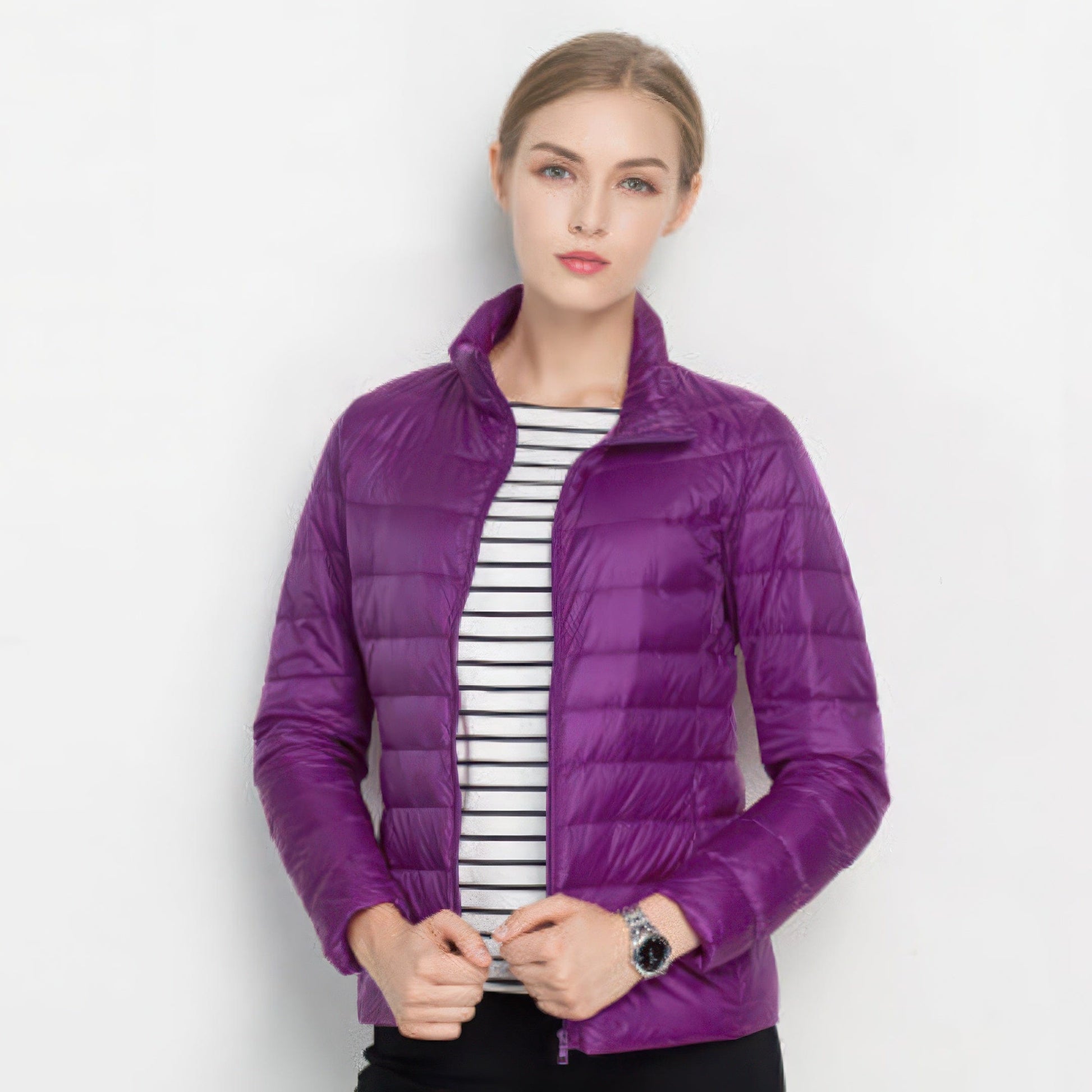 Primadon Damenjacken & -mäntel Violet / M Elani | warme Steppjacke für Damen winter