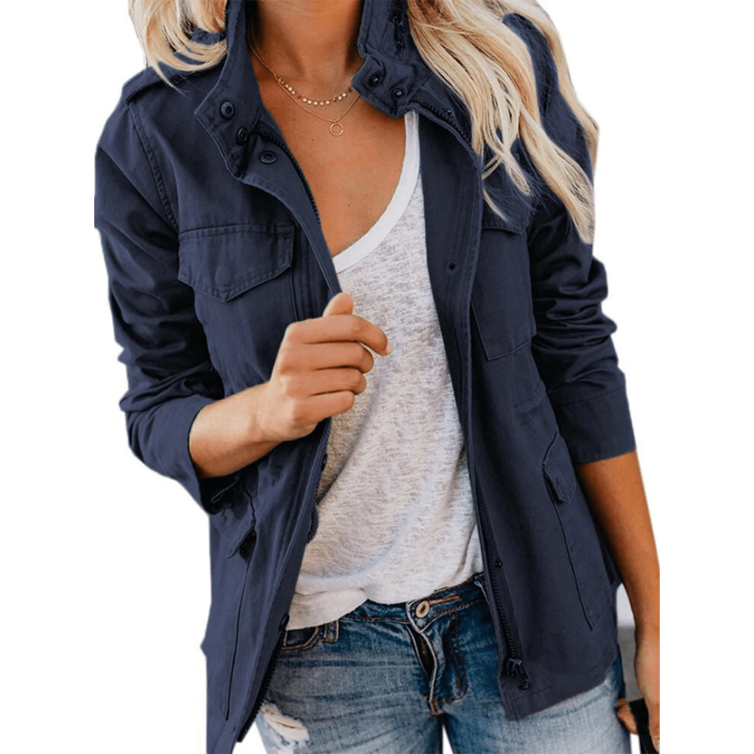 Primadon Damenjacken Marineblau / S Elodie | leichte Übergangsjacke für Damen Slim Fit