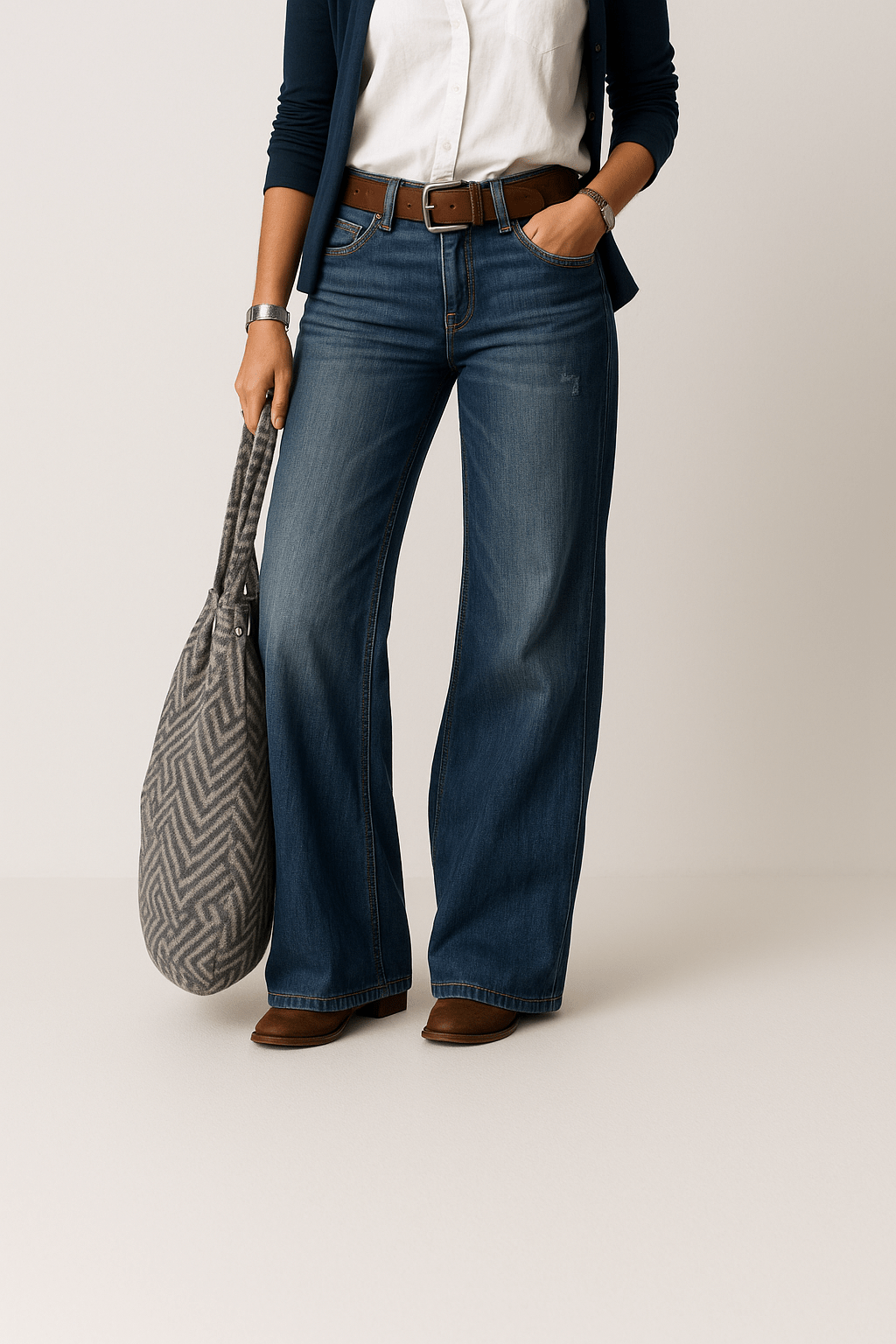 Primadon Damenjeans Blau / S Majken | Lässige Denim-Jeans für Damen weit
