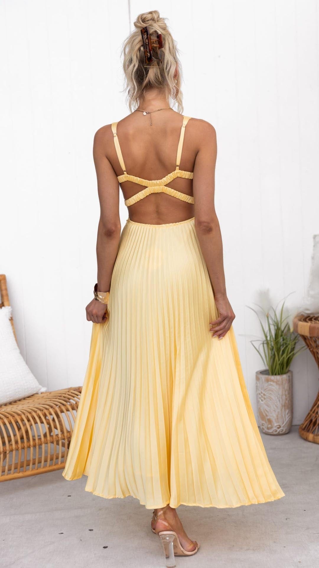 Primadon Damenkleider Daphne | elegantes Maxikleid für Damen tailliert