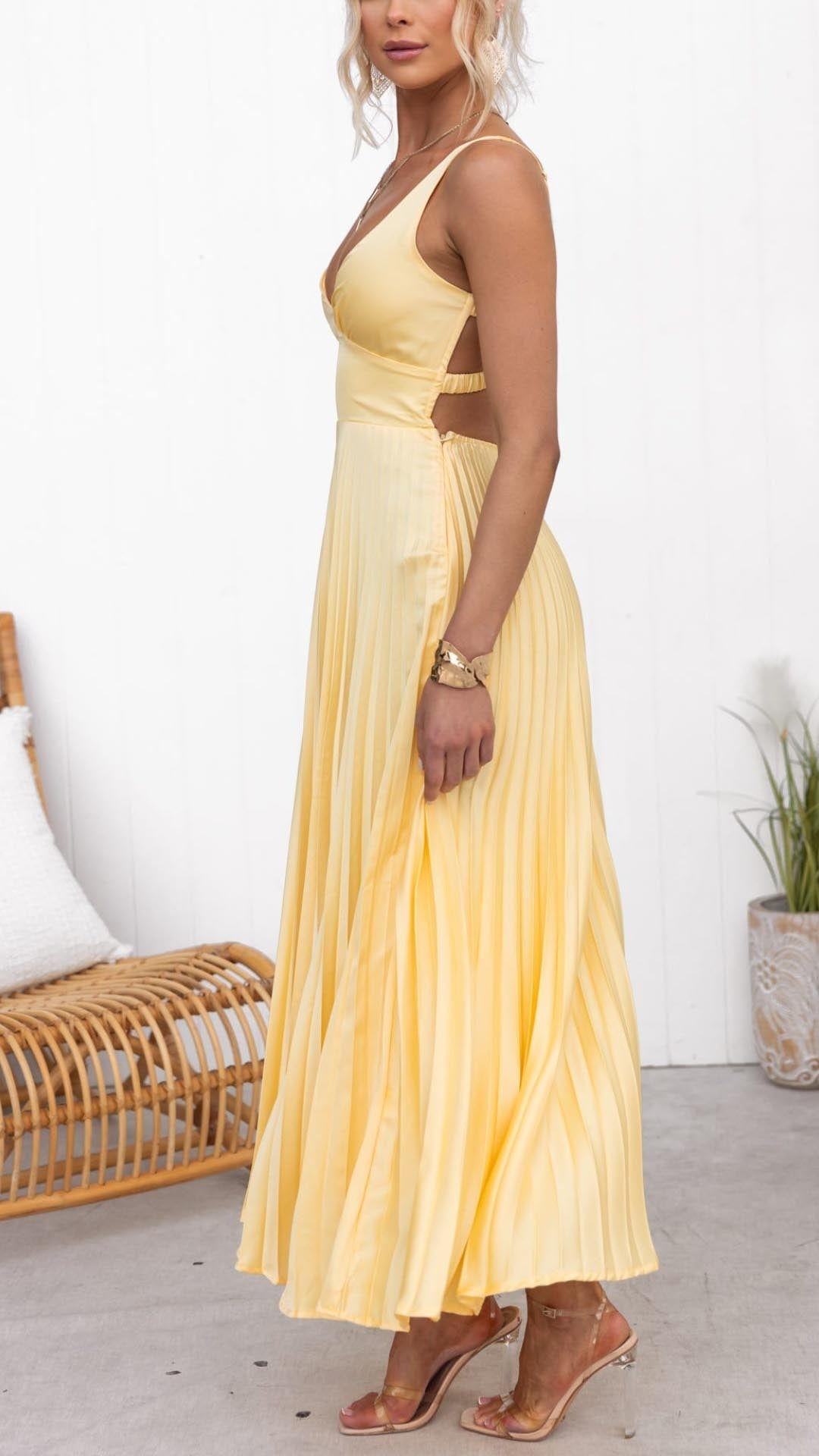 Primadon Damenkleider Daphne | elegantes Maxikleid für Damen tailliert