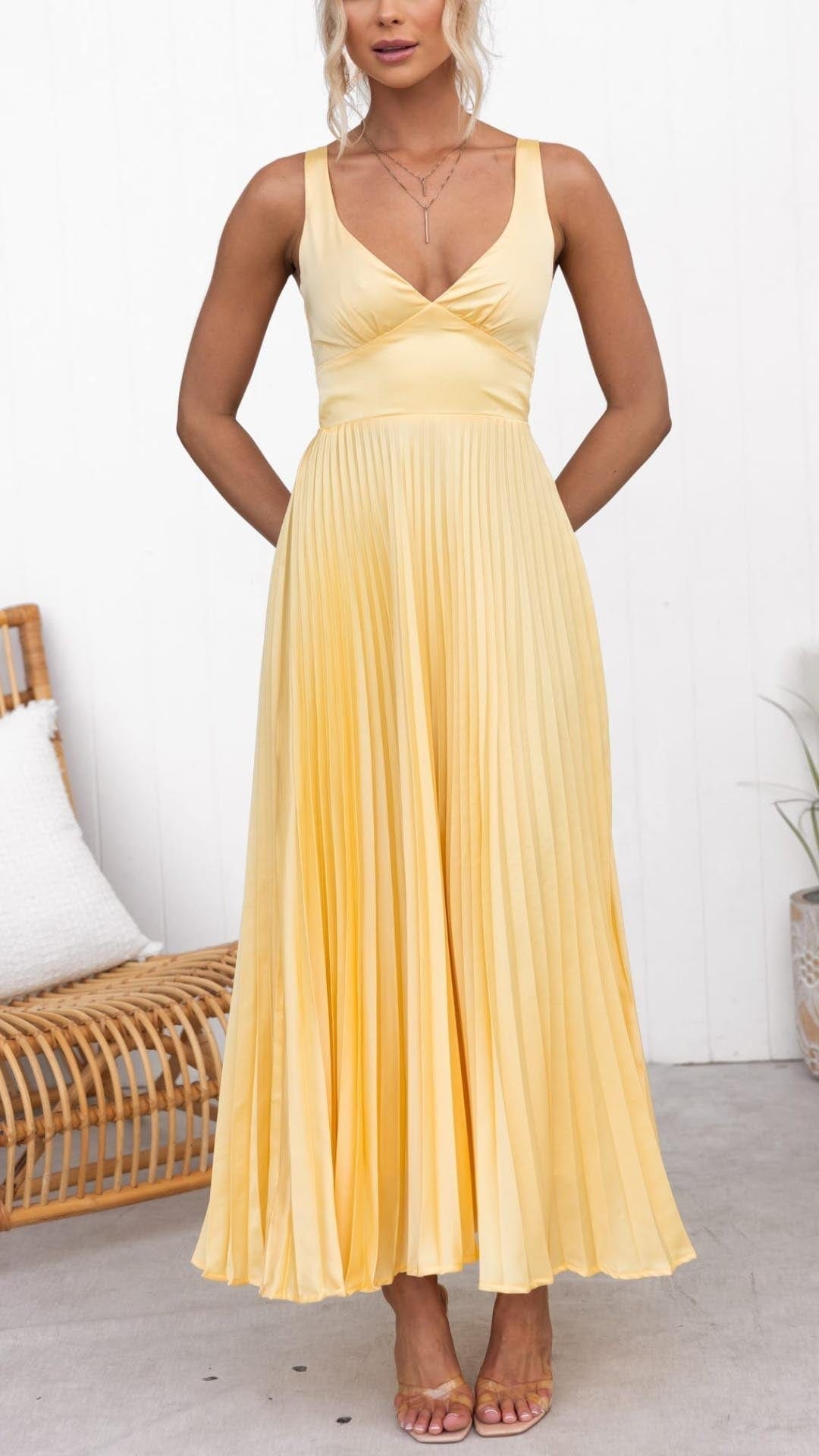 Primadon Damenkleider Daphne | elegantes Maxikleid für Damen tailliert