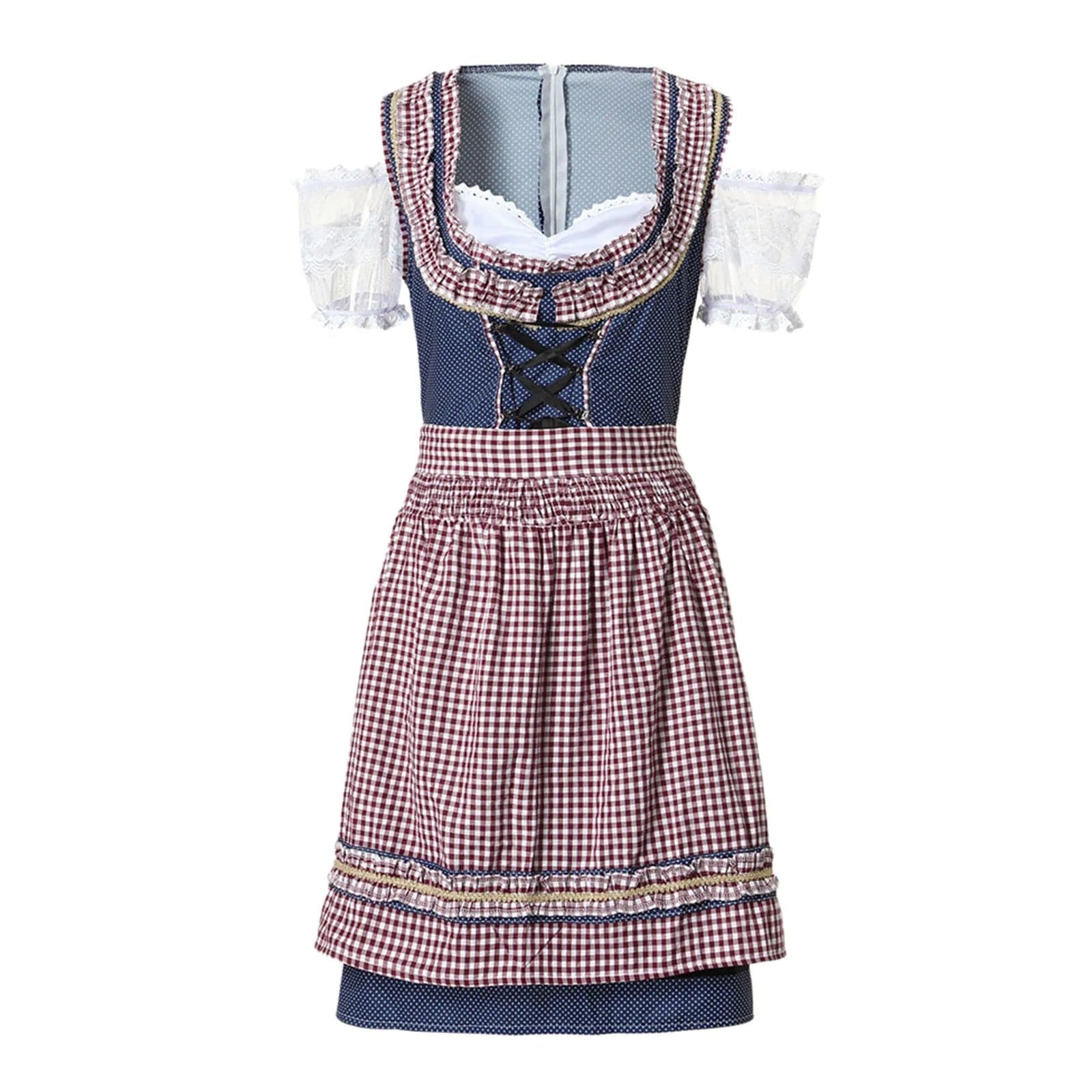Primadon Damenkleider Greta | Elegantes Dirndl Kleid für Damen Oktoberfest