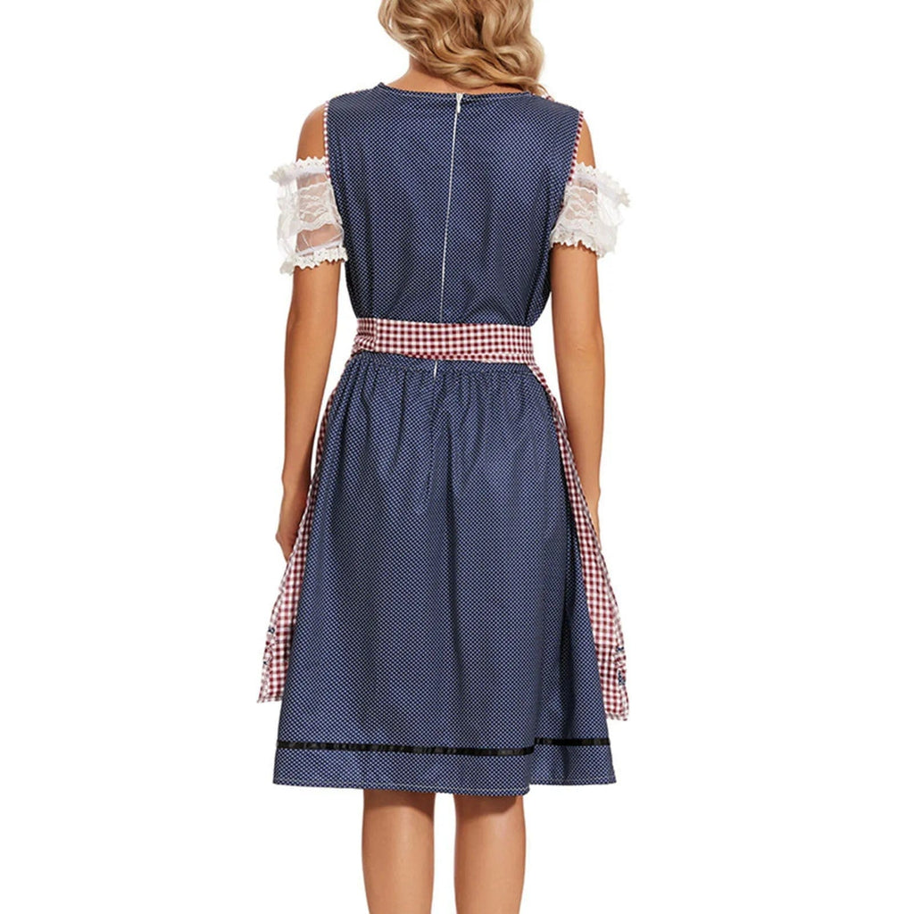 Primadon Damenkleider Greta | Elegantes Dirndl Kleid für Damen Oktoberfest