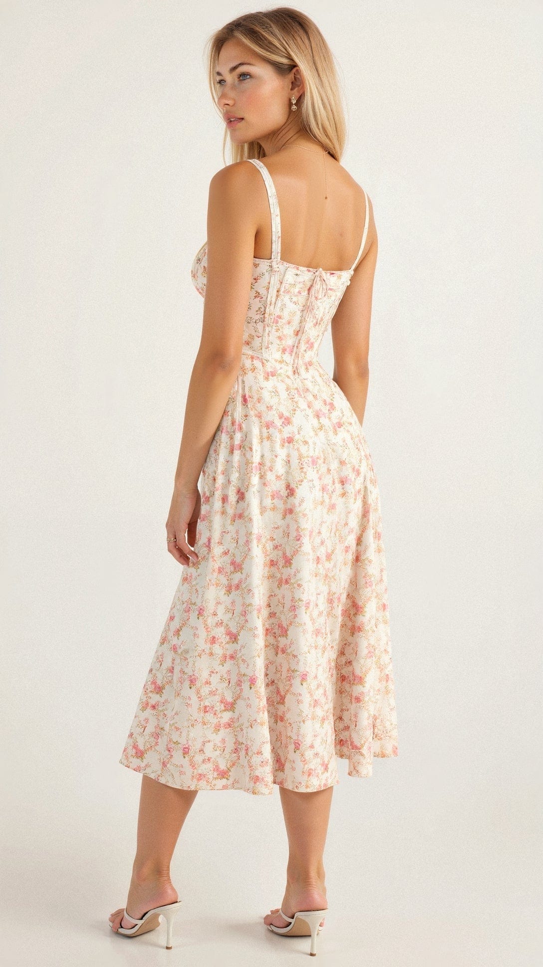 Primadon Damenkleider Kiana | Elegantes Korsettkleid für Damen Midi