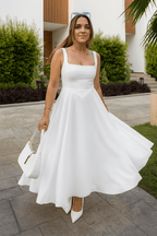 Primadon Damenkleider Lucia trägerloses Midikleid für Damen