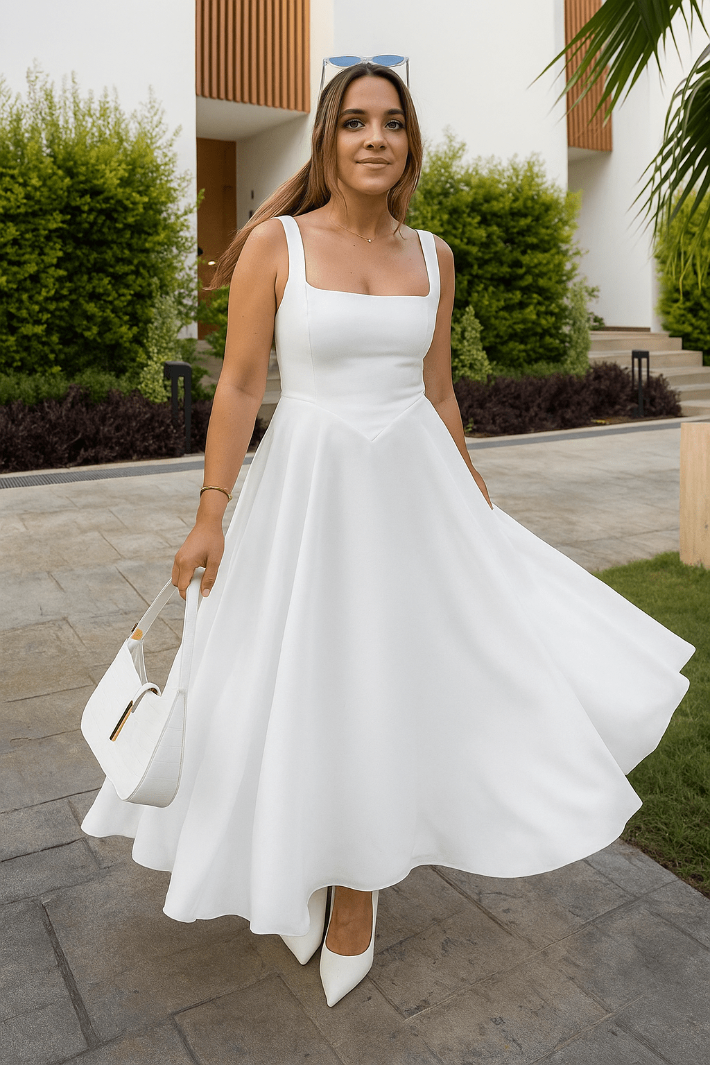 Primadon Damenkleider Lucia trägerloses Midikleid für Damen