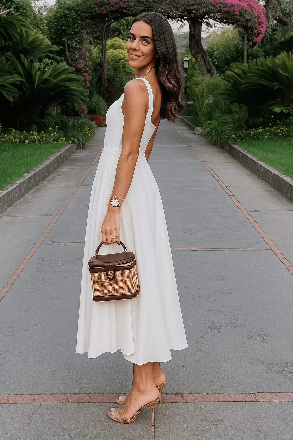 Primadon Damenkleider Lucia trägerloses Midikleid für Damen