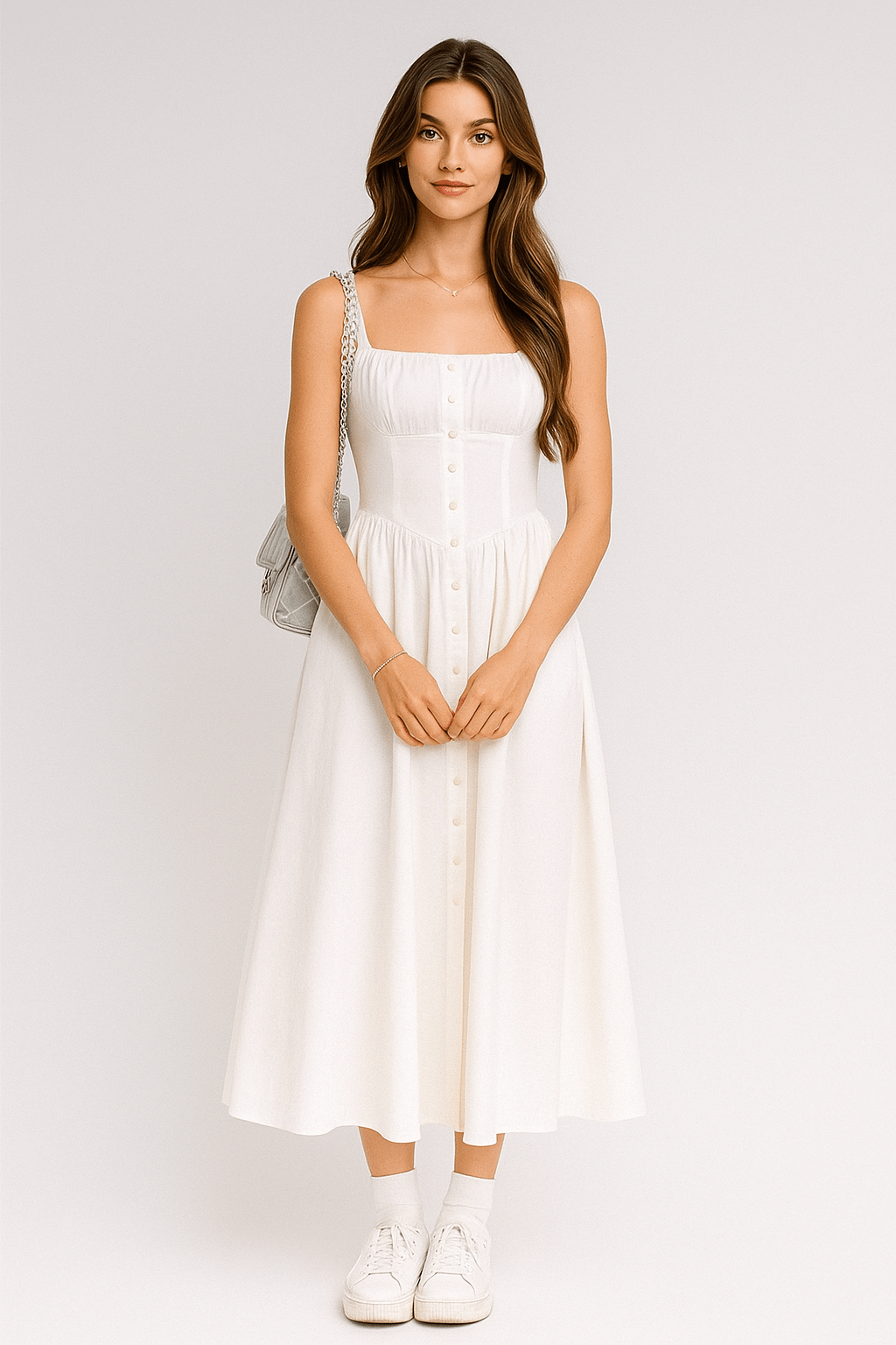 Primadon Damenkleider Maelle elegantes Maxikleid für Damen Sommer