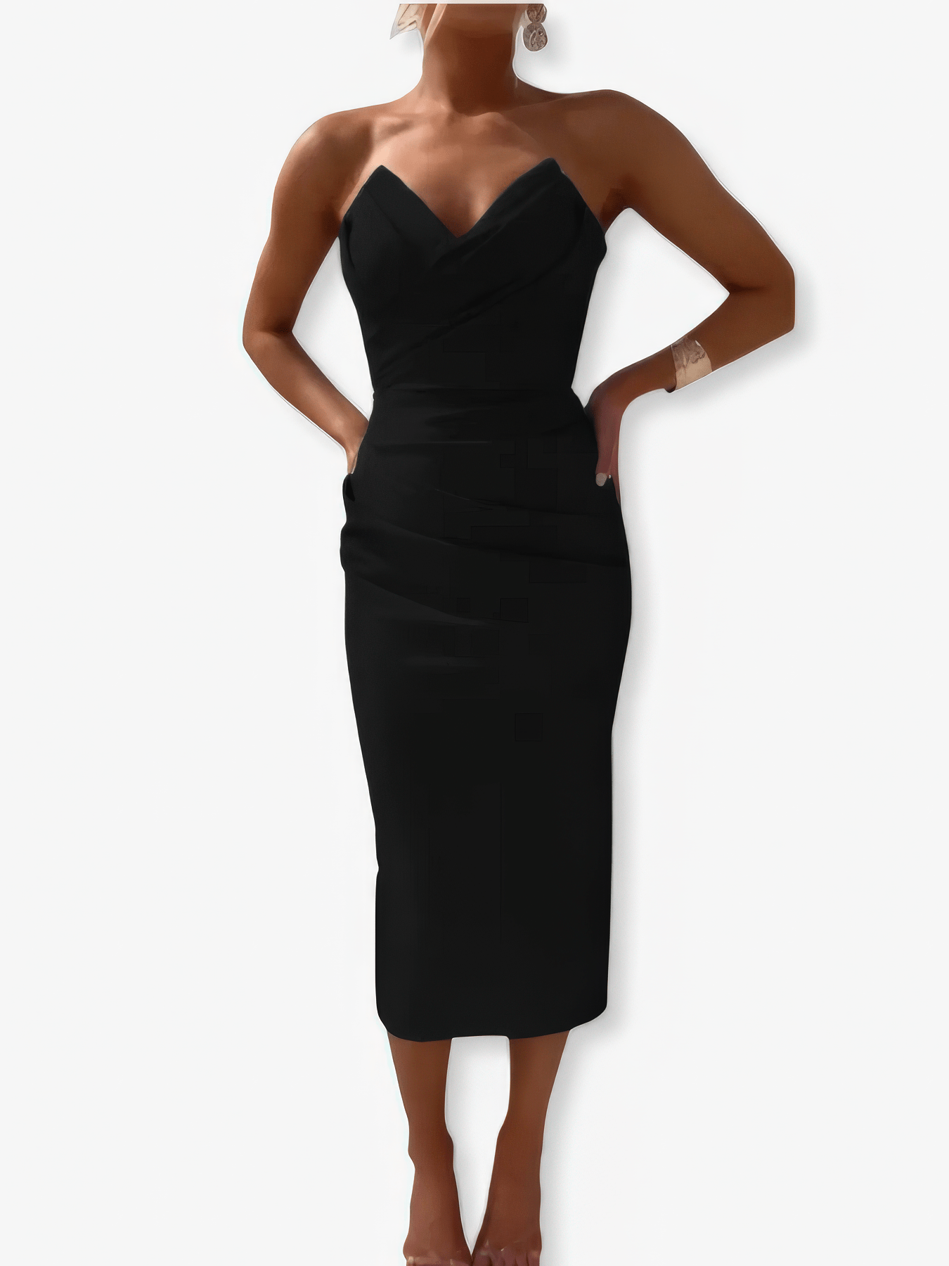Primadon Damenkleider Schwarz / S Joline | figurbetontes Abendkleid für Damen atmungsaktiv