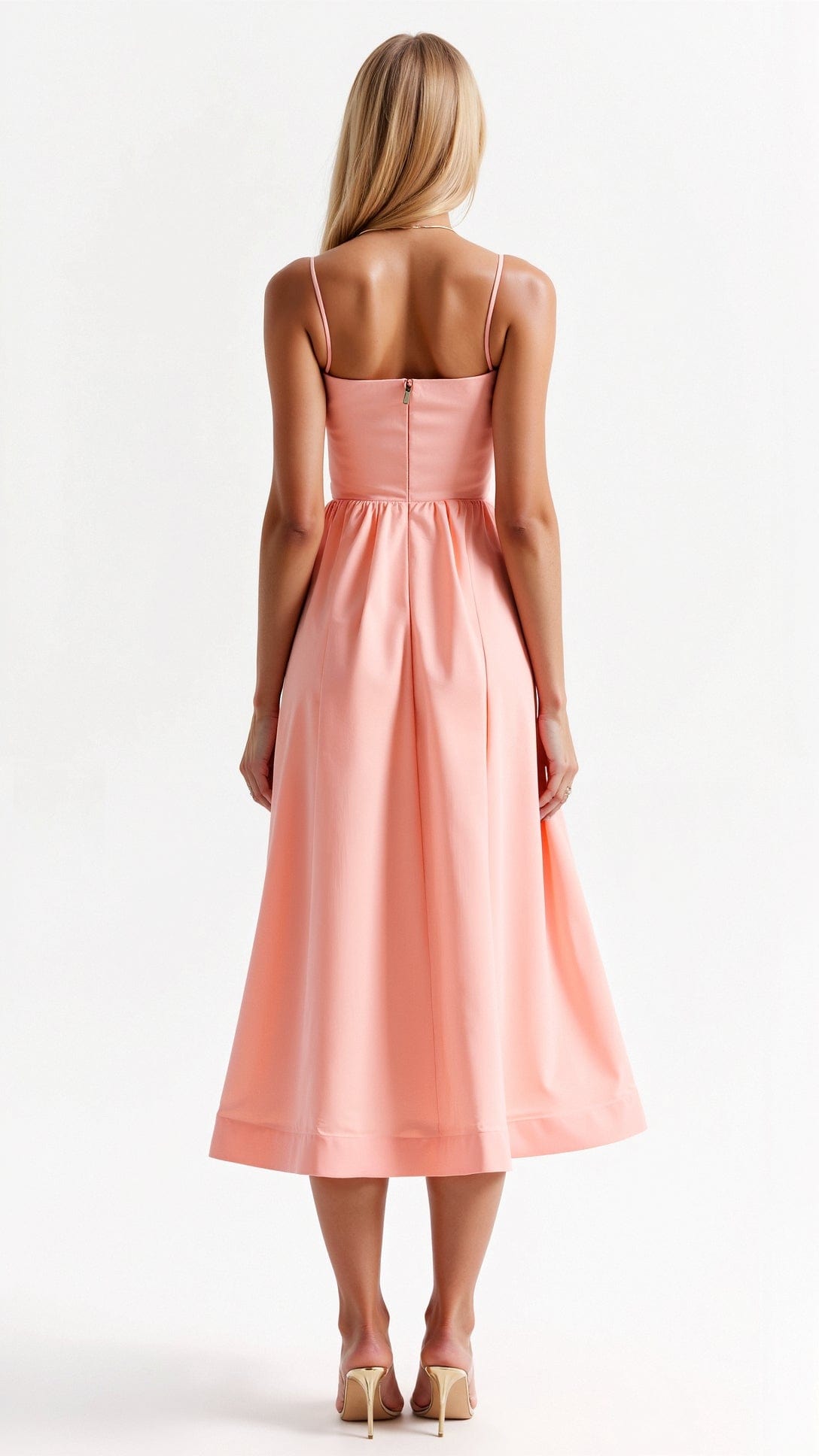 Primadon Damenkleider Tamara | Elegantes Midikleid für Damen leicht atmungsaktiv
