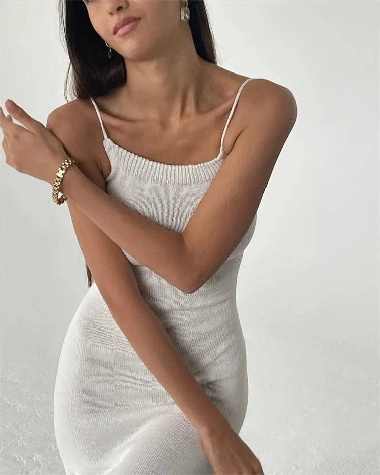 Primadon Damenkleider Vivienne elegantes Maxikleid für Damen gestrickt