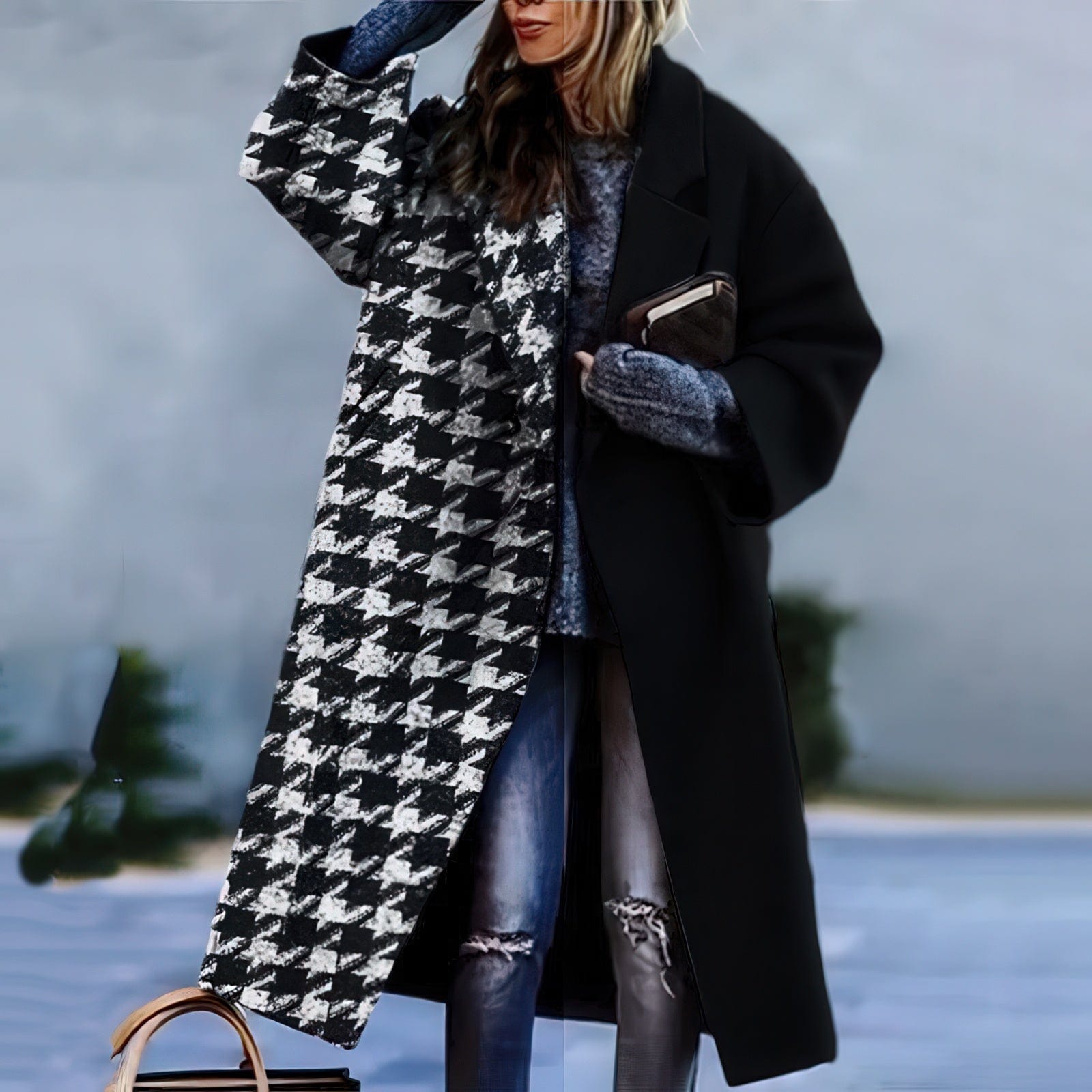 Primadon Damenmäntel & -jacken Schwarz / S Yvette | eleganter Langmantel für Damen Herbst