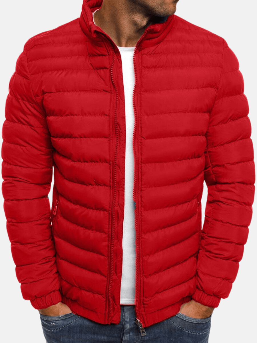 Primadon Damenoberbekleidung Rot / S Dorian | Taillierte Steppjacke für Herren modern