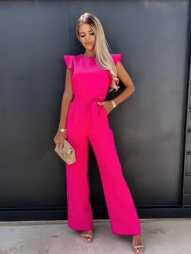Primadon Damenoverall & -Jumpsuits Romy elegante Baumwollmischung Jumpsuit für Damen tailliert