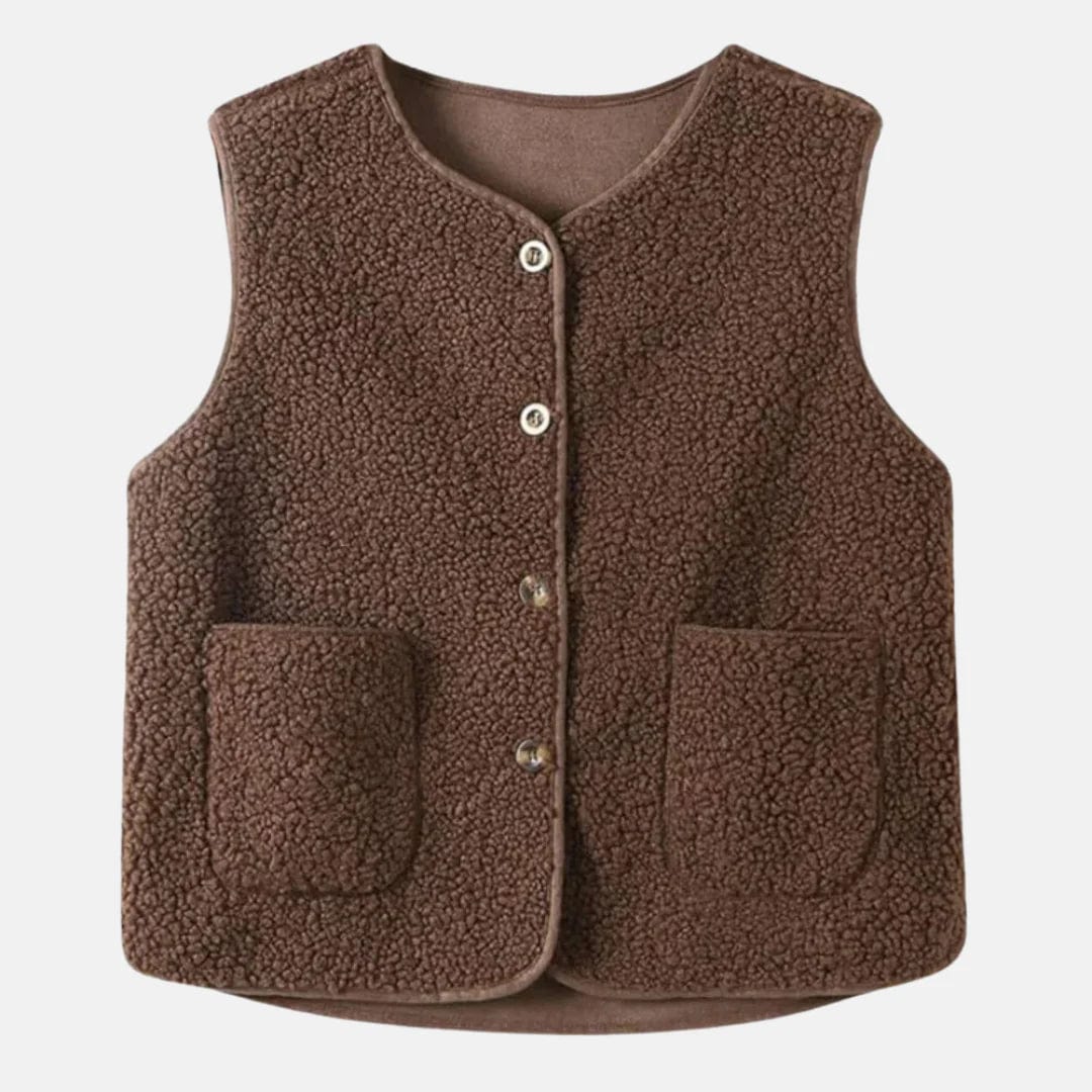 Primadon Damenpullover Braun / XS Modische Strickjacke für Damen lang warm entspannt Herbst Winter