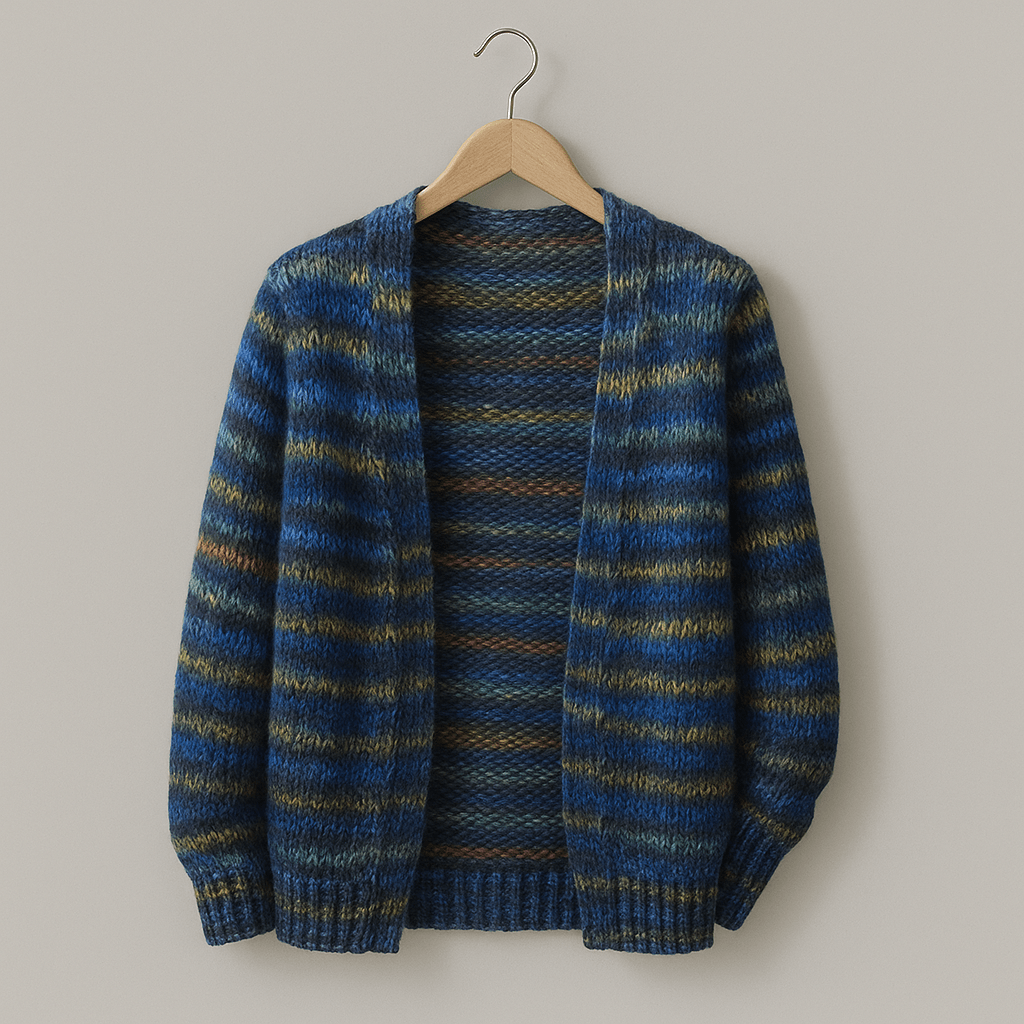 Primadon Damenpullover & -cardigans Mette | Bunte Strickjacke für Damen Lässig Winter