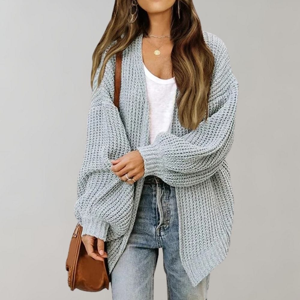 Primadon Damenpullover Grau / S Ava Damen Strickweste | Bequem, Vielseitig, Ärmellos
