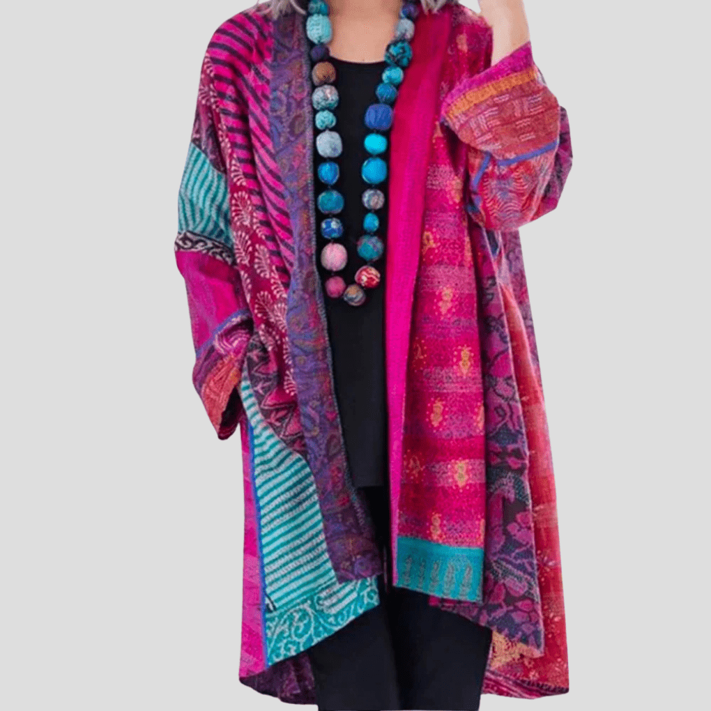 Primadon Damenpullover Rosa-a / S Clara | Elegante Strickjacke für Damen mit offener Vorderseite
