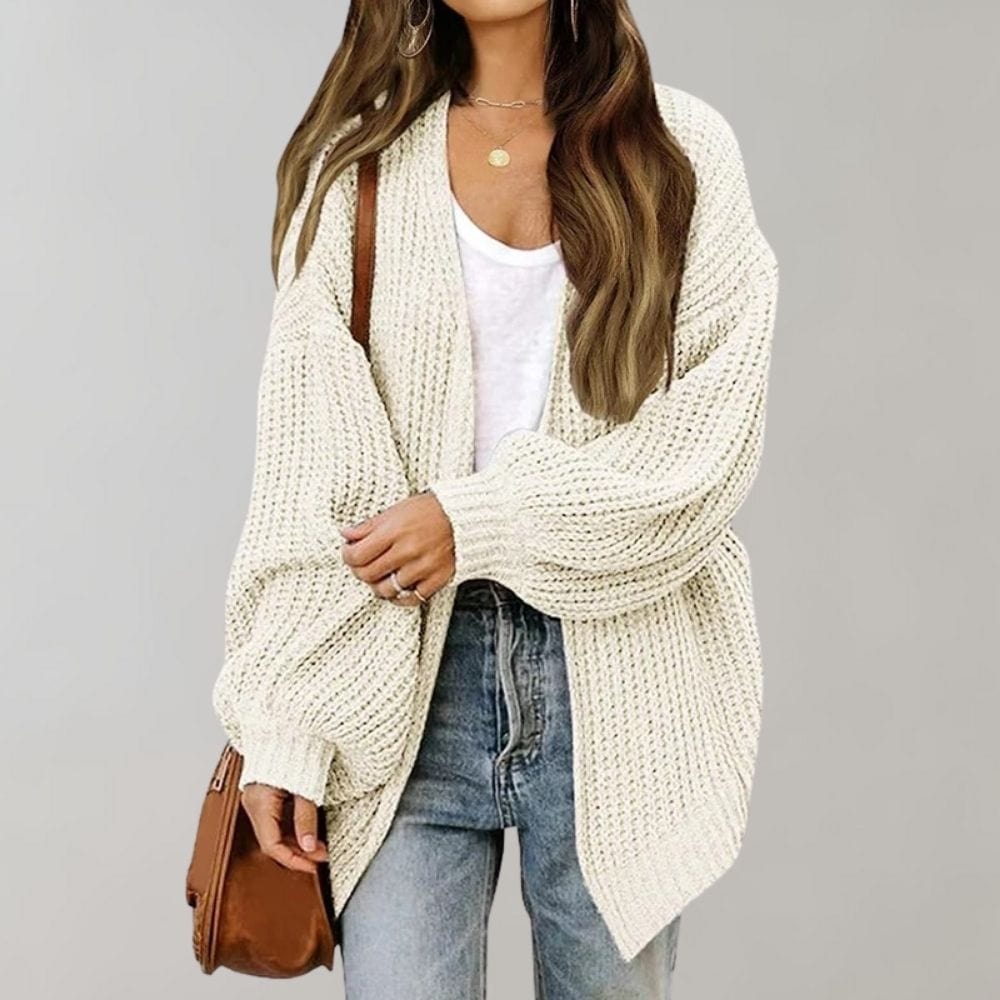 Primadon Damenpullover Weiß / S Ava Damen Strickweste | Bequem, Vielseitig, Ärmellos