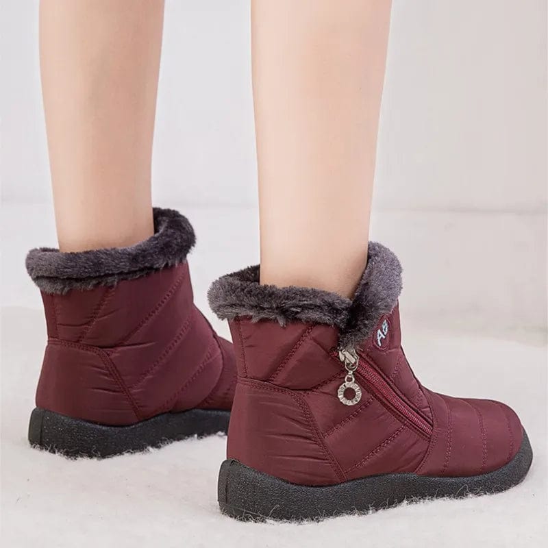 Primadon Damenstiefel Amelie | Bequeme Ankle Boots für Damen mit Fellfutter