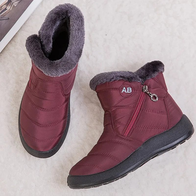 Primadon Damenstiefel Amelie | Bequeme Ankle Boots für Damen mit Fellfutter