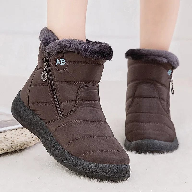Primadon Damenstiefel Amelie | Bequeme Ankle Boots für Damen mit Fellfutter