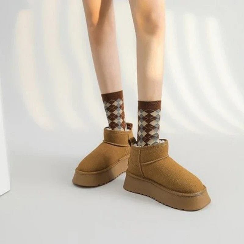 Primadon Damenstiefel Amelie | Elegante Stiefeletten für Damen mit Plüschfutter