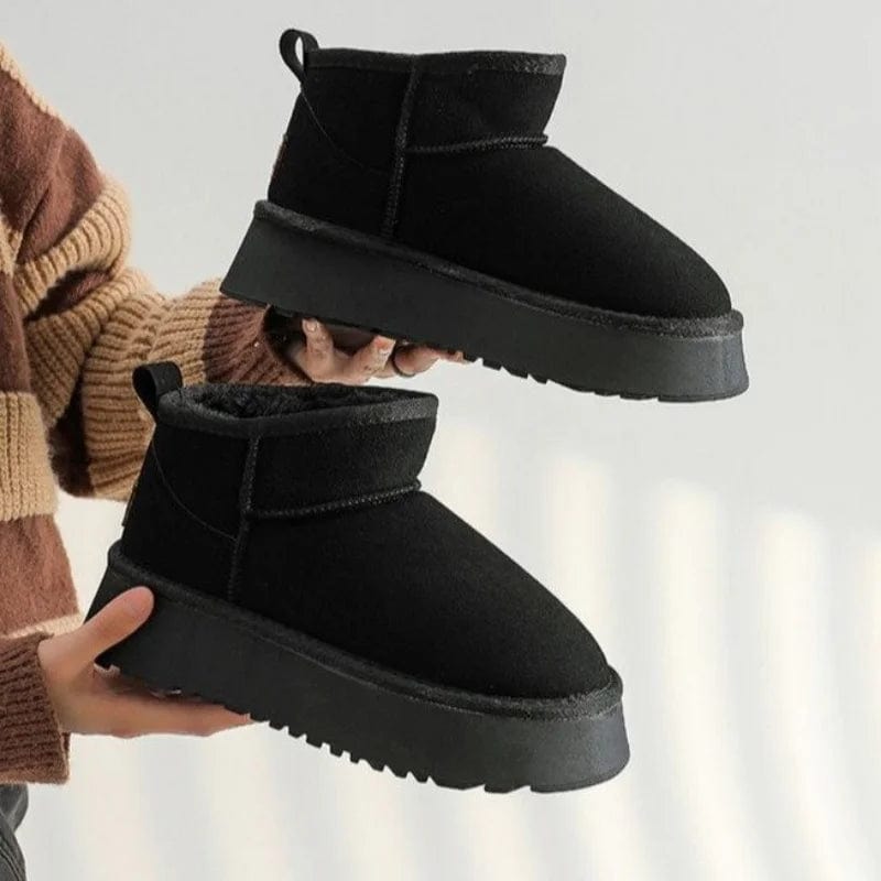 Primadon Damenstiefel Amelie | Elegante Stiefeletten für Damen mit Plüschfutter