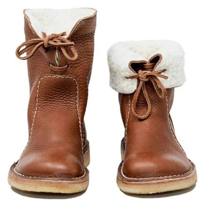 Primadon Damenstiefel Braun / 2 Clara | Elegante Knöchelstiefel für Damen Winter