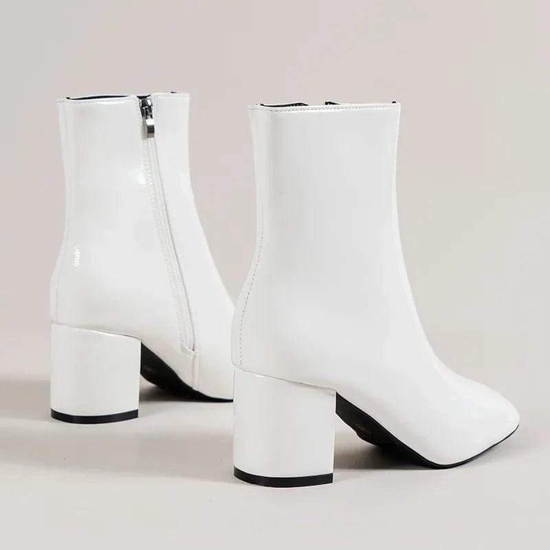 Primadon Damenstiefel Clara | Elegante Knöchelstiefel für Damen Blockabsatz