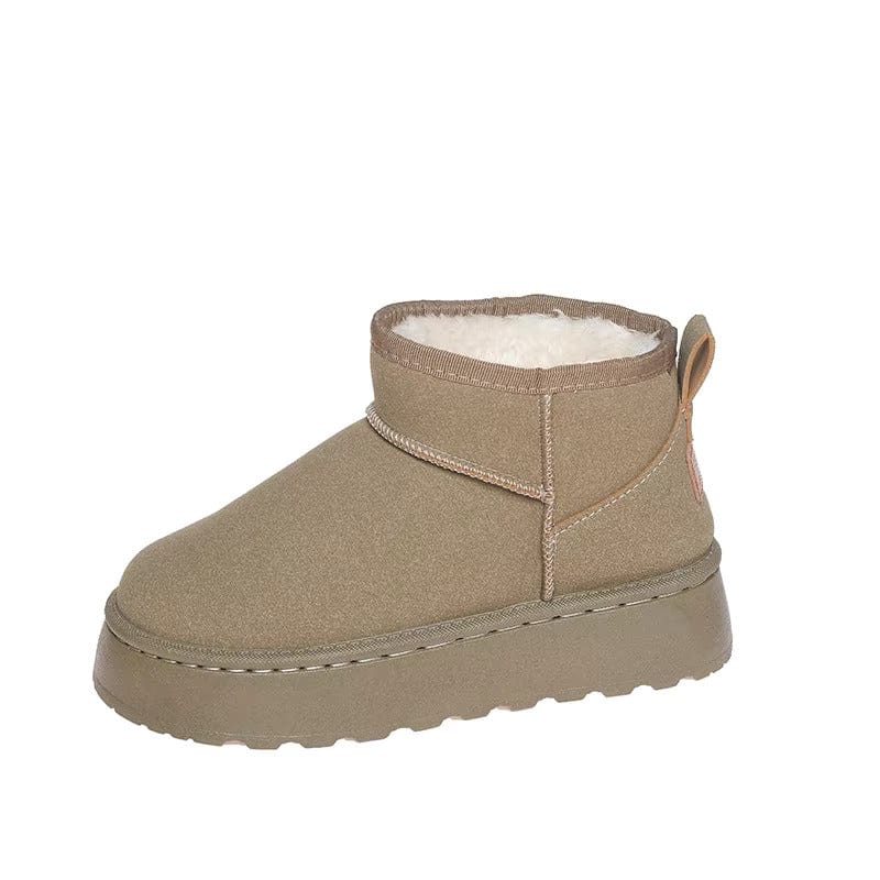 Primadon Damenstiefel Grau / 2.5 Amelie | Elegante Stiefeletten für Damen mit Plüschfutter